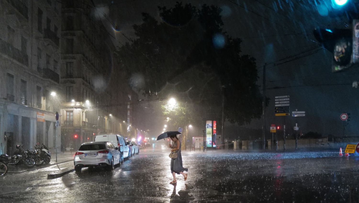 Golf Ball-Sized Hail Batters France as Storms Sweep a Sweltering Europ